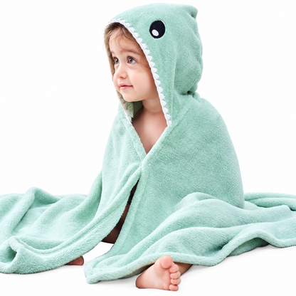 TidyPaw Baby Hooded Towel - Soft Animal Bath Towel for Kids